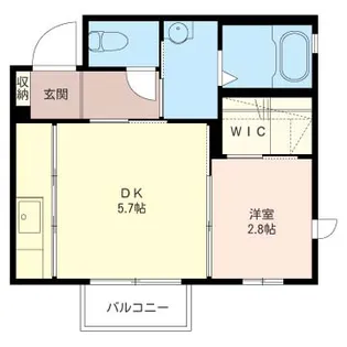 ルシェルクレールF棟【2階】の間取り