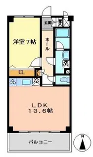 E・グレース【2階】の間取り