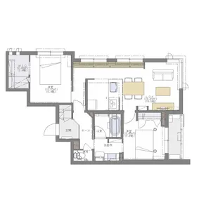ベレオ連坊【3階】の間取り
