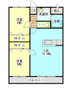 シャトー・パルテノン【1階】の間取り