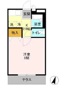 コーポウインズABC【2階】の間取り