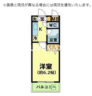 パレステュディオ赤坂弐番館【3階】の間取り
