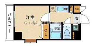K&W西新橋【5階】の間取り