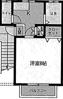 アスピレメゾン【2階】の間取り