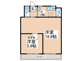 谷本ビル【2階】の間取り