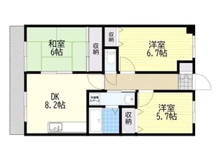 ファイン・ガーデン【3階】の間取り