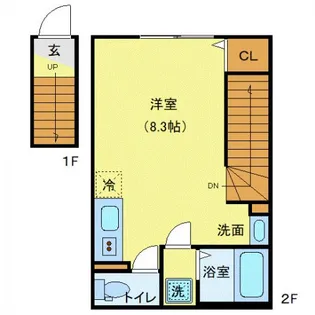 MQuarto松戸新田【2階】の間取り