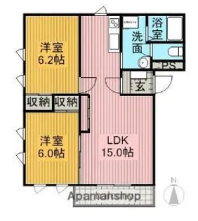 マンションドム相馬【3階】の間取り