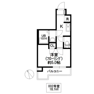 ボーラ東大宮【2階】の間取り