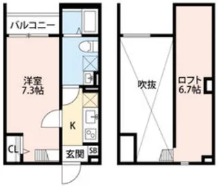 IL CASTELLO【2階】の間取り