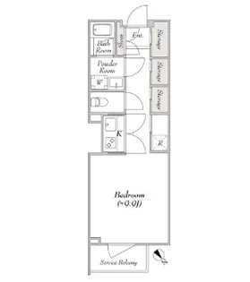 ルミークアン上原 LUMIEC un UEHARA【2階】の間取り