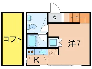 REGULUS KONAN YAMATE【1階】の間取り