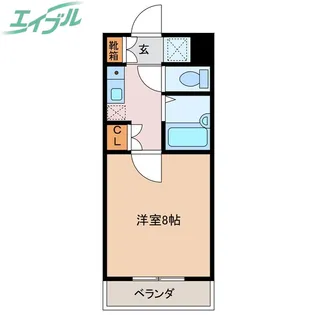 ミレニアムコート【2階】の間取り