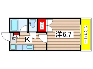 第6浅間マンション【2階】の間取り