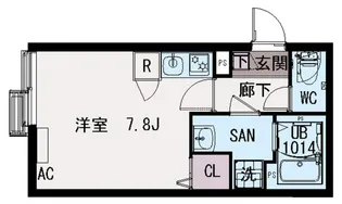IXO Daita Valley【1階】の間取り