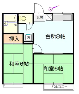 リバーアレイ【1階】の間取り