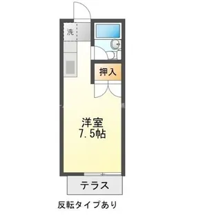 プリンスヒル B【1階】の間取り
