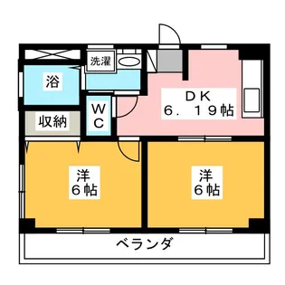 マイプレイス【3階】の間取り