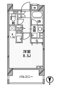 クリオ西池袋【7階】の間取り