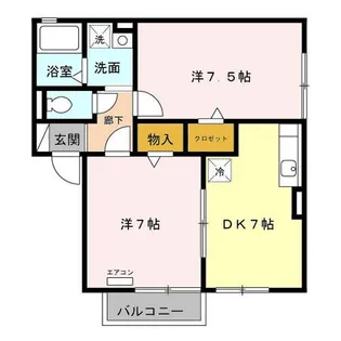 Shine ark C【2階】の間取り