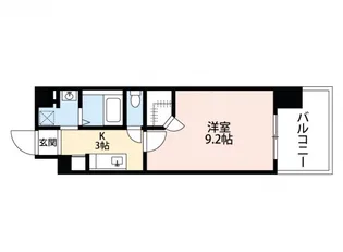 ロアール並木通り【4階】の間取り