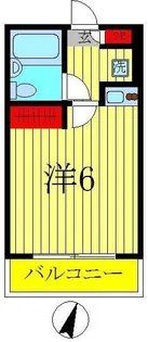千葉県松戸市新松戸1【アパート】の間取り