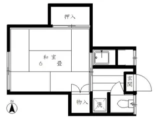 コーポ大幸【2階】の間取り