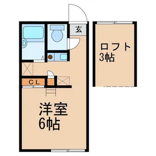1Kの間取り画像