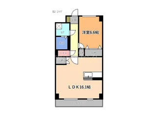 S-FORT宇都宮南大通り【10階】の間取り