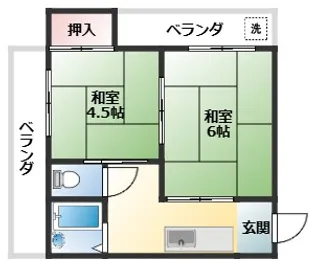 GARBO淡路【3階】の間取り