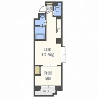 ヴィターレ【3階】の間取り