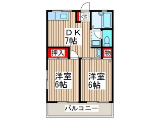 アルファ【1階】の間取り