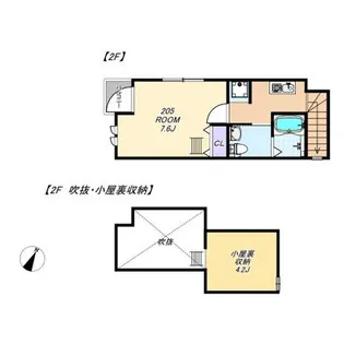 東京都練馬区石神井町6【アパート】の間取り