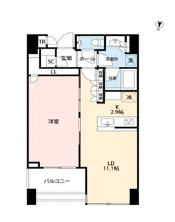 白金ザ・スカイ EAST棟【35階】の間取り