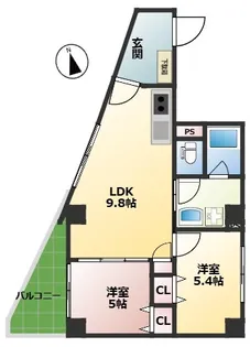 スワンレイク目白5 新築マンション 即入居可【7階】の間取り