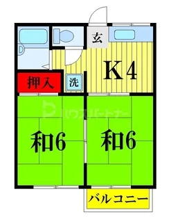 クロノス五香南【2階】の間取り