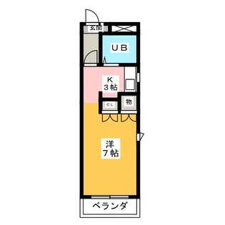 第2ロータスビル【2階】の間取り