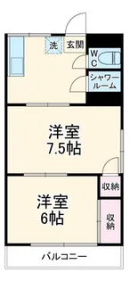 河口ビル【3階】の間取り