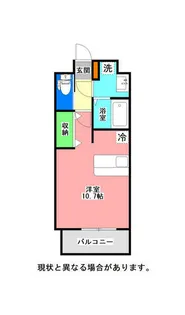 セ・ラヴィ古国府【3階】の間取り