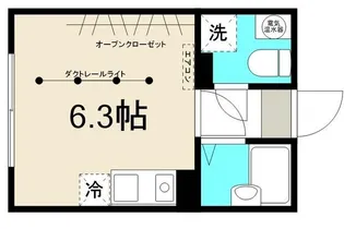 COCOFLAT幡ヶ谷【1階】の間取り