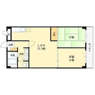 リバーサイド相愛【3階】の間取り