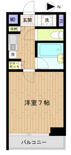 ミッテル三田II【5階】の間取り