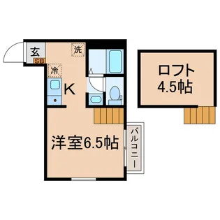 神奈川県横浜市保土ヶ谷区西久保町【アパート】の間取り