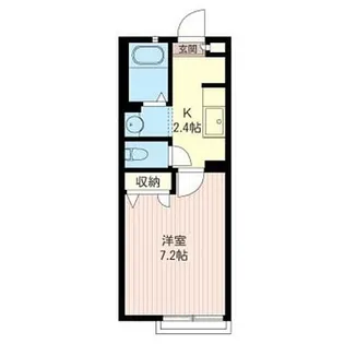 フォンティーヌ【1階】の間取り