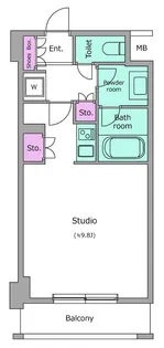 東京都千代田区神田神保町2【マンション】の間取り