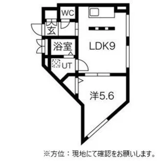 GRAND MOON宮の沢(グランムーン宮の沢)【2階】の間取り