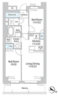 東京都世田谷区船橋3【マンション】の間取り