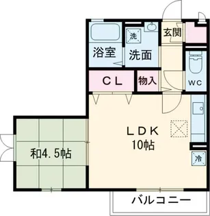 プランドール【1階】の間取り