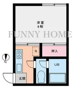 ハイツシノA【2階】の間取り