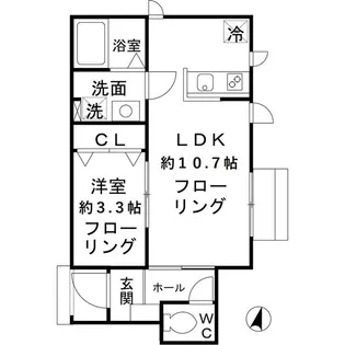 リトルヒル IIJIMA【1階】の間取り